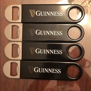Guinness bottle openers set of four